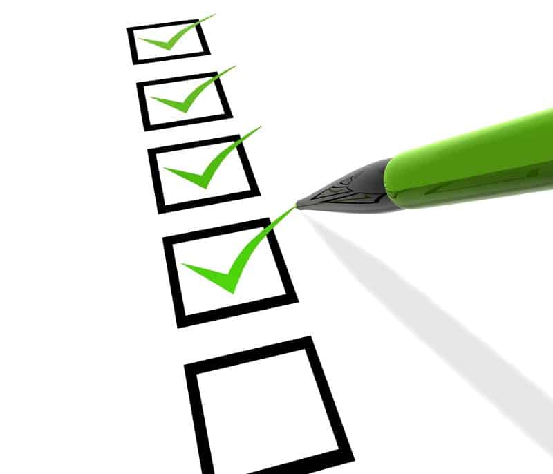 offer checklist before you accept