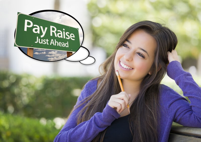 8% pay raise